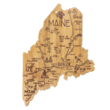 Totally Bamboo Maine Destination Bamboo Serving & Cutting Board-