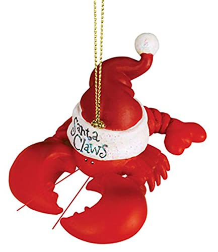 Cape Shore Santa Claws Lobster Ornament-