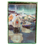 Renys Christmas Cards - Maine Harbor-