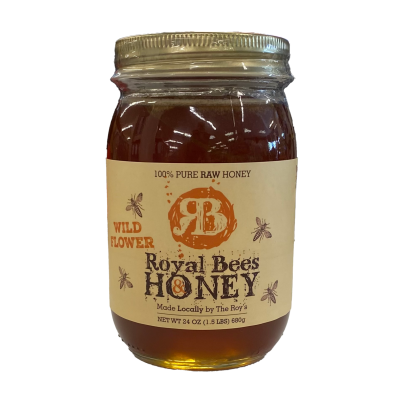 Royal Bees 100% Raw Honey-Made In Maine!