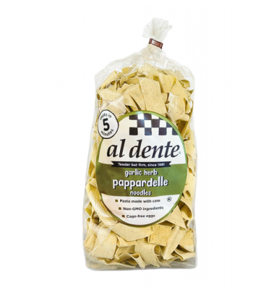 Al Dente Garlic & Herb Pappardelle-