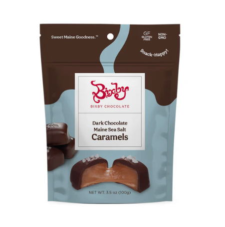 Bixby Dark Chocolate Maine Sea Salt Caramels-