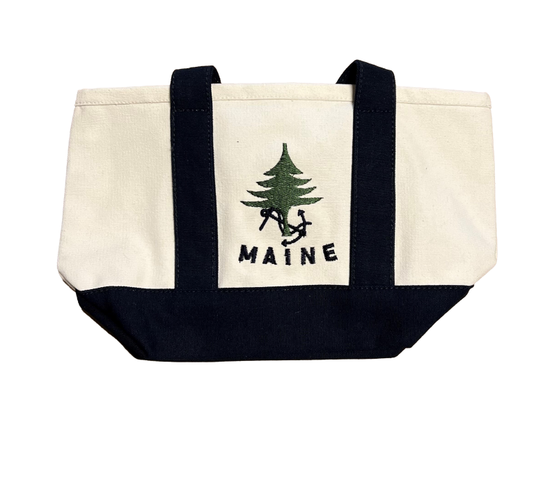 Maine Tree & Anchor Tote - Mini-