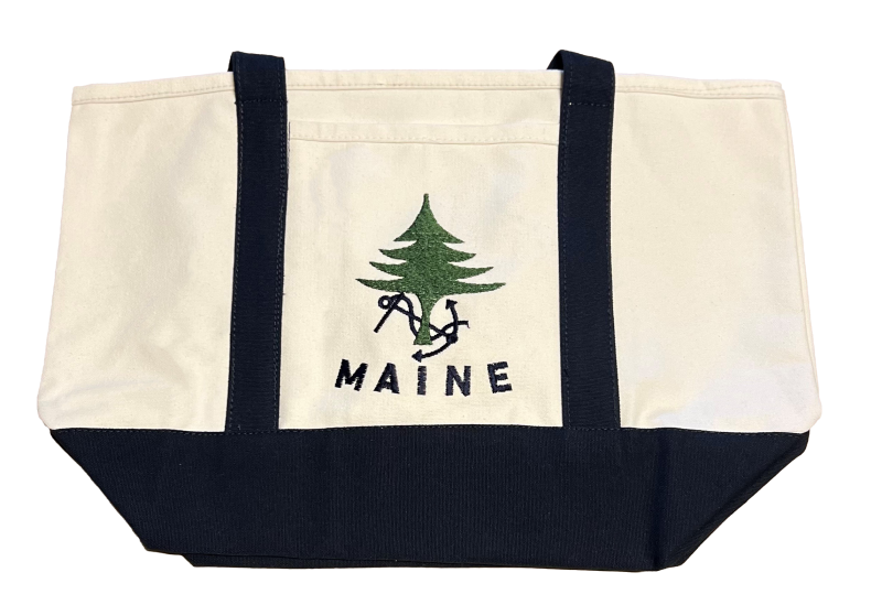 Maine Tree & Anchor Tote - Large-