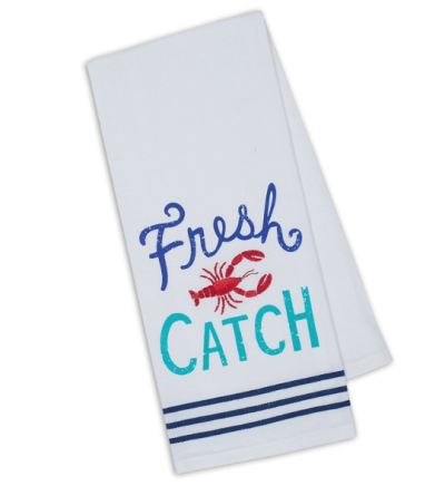 Fresh Catch Dish Towel-