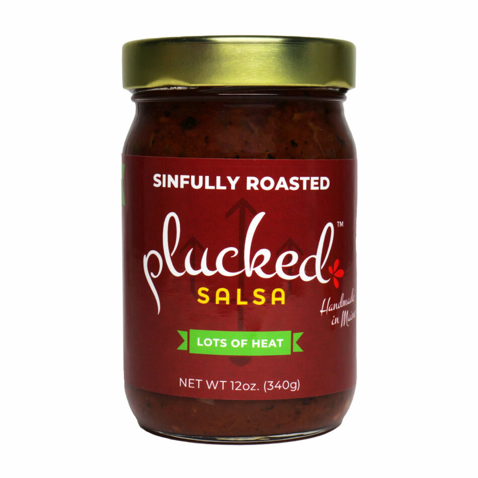 Plucked Salsa Lots of Heat Sinfully Roasted-