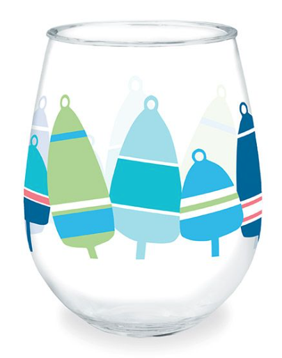 Cape Shore Acrylic Tumbler - Blue Buoys-
