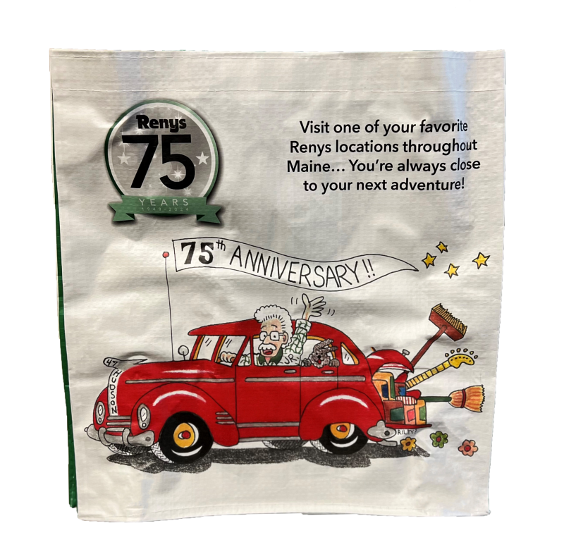 Renys Earthwise 75th Anniversary Reusable Bag-