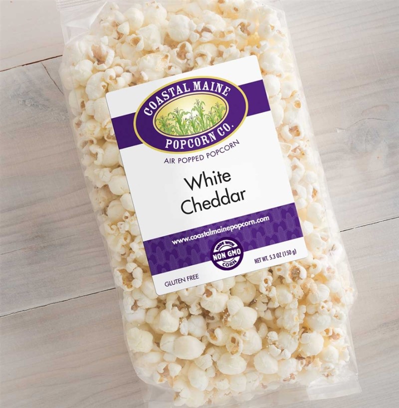 Coastal Maine White Cheddar Popcorn-