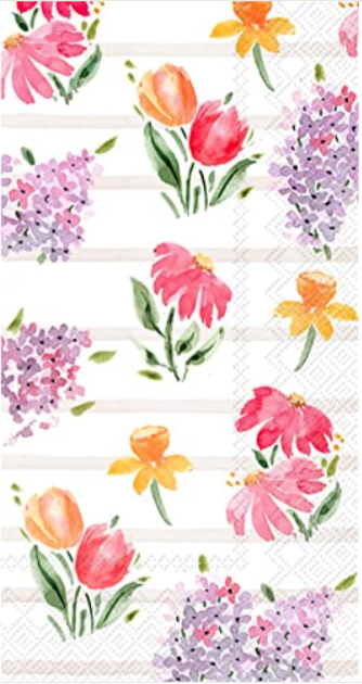 Guest Napkins - Spring Garden-