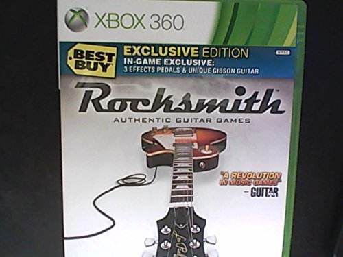 Xbox 360/Rocksmith Exclusive Edition@Must Have Cable When Buying This Back!