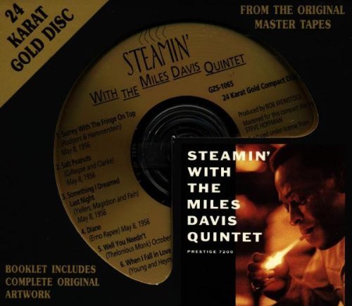 Miles Davis/Steamin'@24k Gold Disc