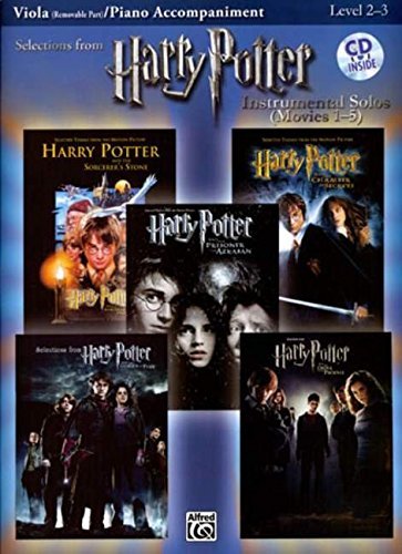 Bill Galliford Harry Potter Instrumental Solos (movies 1 5) Viola (removable Part) Piano Accompaniment [with 