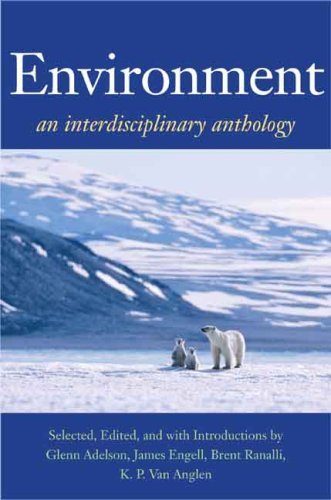 Glenn Adelson Environment An Interdisciplinary Anthology 