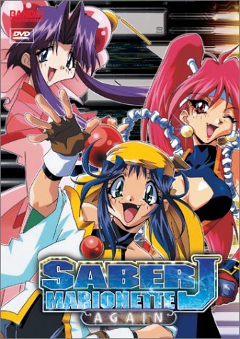 Saber Marionette J Again/Plasmatic Crisis@Clr/St/Jpn Lng/Eng Dub-Sub@Prbk 11/19/01/Nr/2 Dvd
