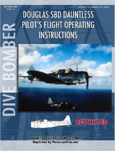 United States Navy Department Douglas Sbd Dauntless Dive Bomber Pilot's Flight M 