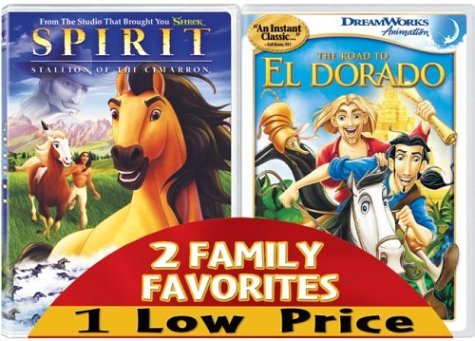 Spirit Stallion Of Cimarron Ro Dreamworks 2pak Clr Prbk 09 29 03 Nr 2 DVD Side By 