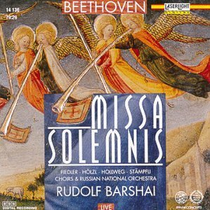 L.V. Beethoven/Missa Solemnis@Fiedler/Holzl/Hollweg/Stampfli@Barshai/Russian Natl Orch & Ch