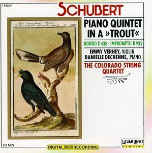 F. Schubert/Qnt Pno Trout/Rondo/Impromptu@Verhey (Vn)/Dechenne (Pno)@Colorado Str Qt