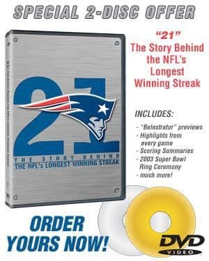 New England Patriots/21: The Story Behind The Nfl's Longest Winning Str