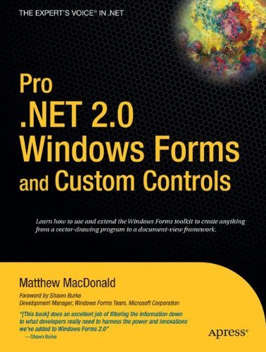 Matthew Macdonald Pro .Net 2.0 Windows Forms And Custom Controls In Corrected Cor 