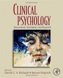 David C. S. Richard Clinical Psychology Assessment Treatment And Research 
