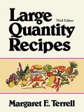 Margaret E. Terrell Large Quantity Recipes 0004 Edition;revised 