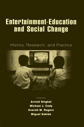 Arvind Singhal Entertainment Education And Social Change History Research And Practice 
