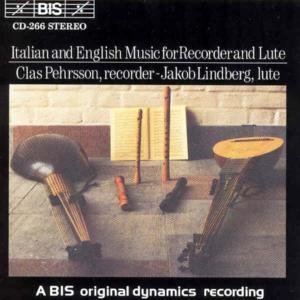 Jakob Lindberg/Italian & English Music For Re@Lindberg (Lt)/Pehrsson (Rcr)