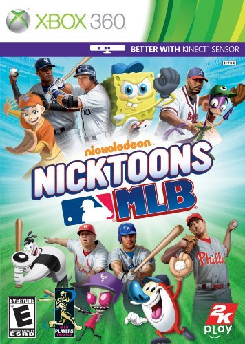 Xbox 360 Nicktoons Mlb Kinect Compatible 
