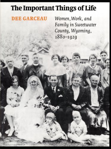 Dee Garceau Hagen Important Things Of Life The Women Work And Family In Sweetwater County Wyo 