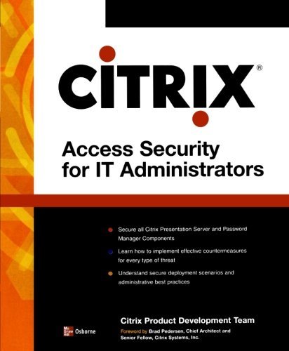 Citrix Engineering Team Citrix(r) Access Suite Security For It Administrat 