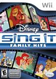 Wii Disney Sing It Family Hits 