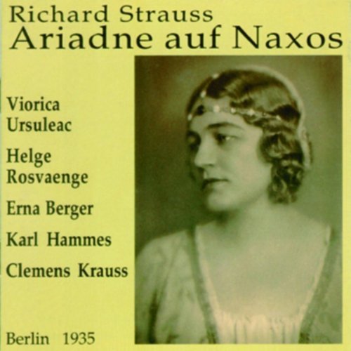 R. Strauss/Ariadne Auf Naxos@Ursuleac/Rosvaenge/Berger/+@Krauss/Orch Des Reichssenders