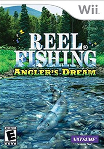 Wii Reel Fishing Anglers Dream Solutions 2 Go Inc. E 