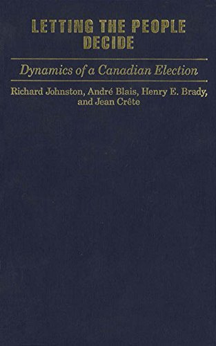 Richard Johnston/Letting the People Decide