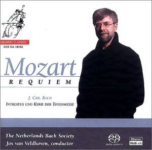 W.A. Mozart Requiem Sacd Hybrid 6 Ch Veldhoven Nederlands Bach Soci 