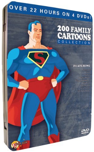 200 Family Cartoon/200 Family Cartoon@4-Dvd Collector Tin@Nr
