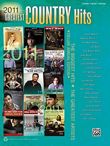 Alfred Publishing Greatest Country Hits 2011 