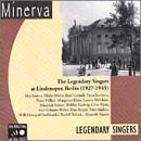 Legendary Singers-Lindenoper/Legendary Singers-Lindenoper@Lorenz/Mueller/Greindl/Lemnitz
