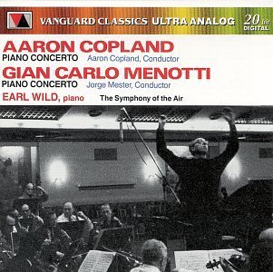 Copland/Menotti/Con Pno (2)@Wild*earl (Pno)@Copland & Mester/Sym Of The Ai