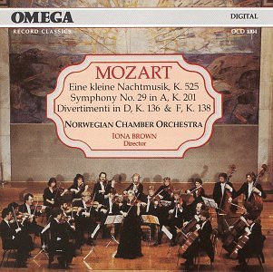 W.A. Mozart Nachtmusik Syn 29 Divert (d) 