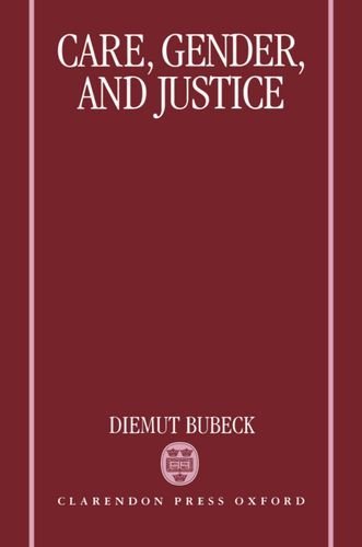 Diemut Elisabet Bubeck Care Gender And Justice 