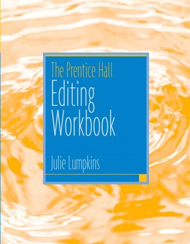 Julie Lumpkins Prentice Hall Editing Workbook The 