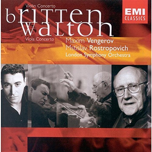 Walton/Britten/Con Va/Con Vn@Vengerov (Vn)/Rostropovich (Va@London So