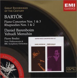 B. Bartok/Con Pno 1/3/Rhap 1-2@Menuhin*yehudi  (Vn)@Various/Various