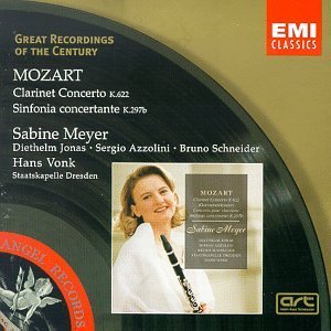 W.A. Mozart/Con Cl/Sinf Con@Meyer*sabine (Cl)@Vonk/Staatskapelle Dresden