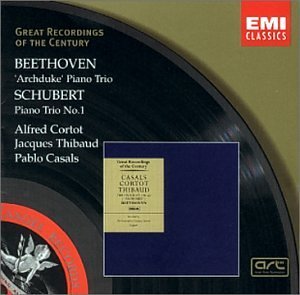 Beethoven/Schubert/Trio Pno/Trio Pno 1@Cortot/Thibaud/Casals