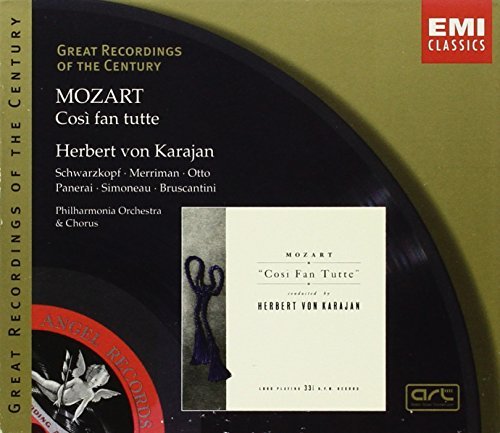 Herbert Von Karajan Mozart Cosi Fan Tutte Schwarzkopf Merriman Simoneau Karajan Po & Chorus 