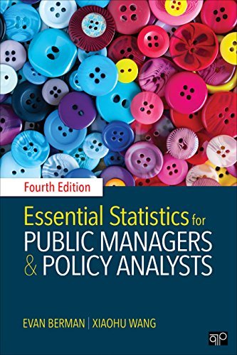 Evan M. Berman Essential Statistics For Public Managers And Polic 0004 Edition; 